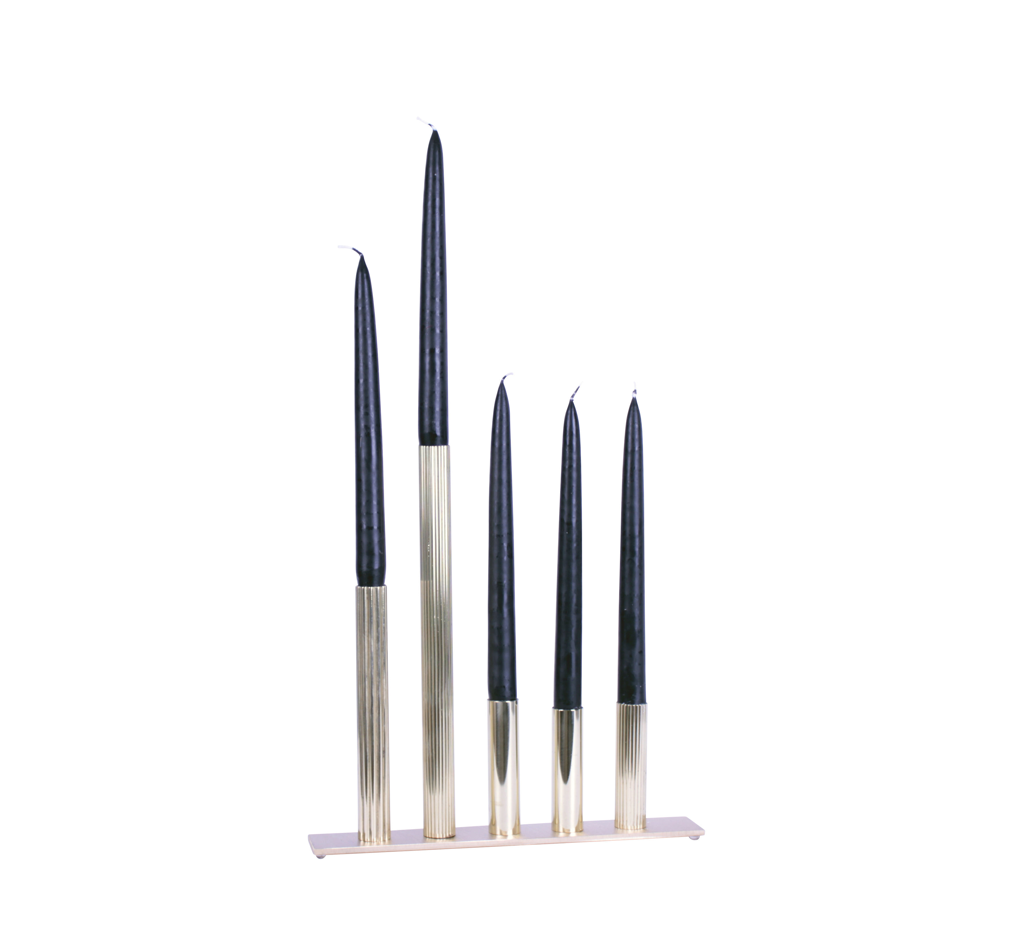 bougeoir laiton 5B pied fin